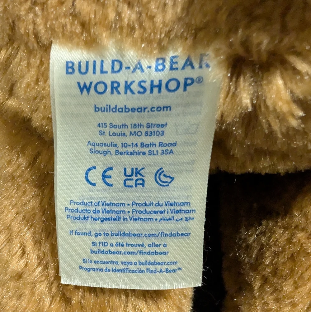 Singing Build A Bear Happy Birthday  Brown BAB‎ Plush
